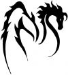 tribal unicorn tattoo